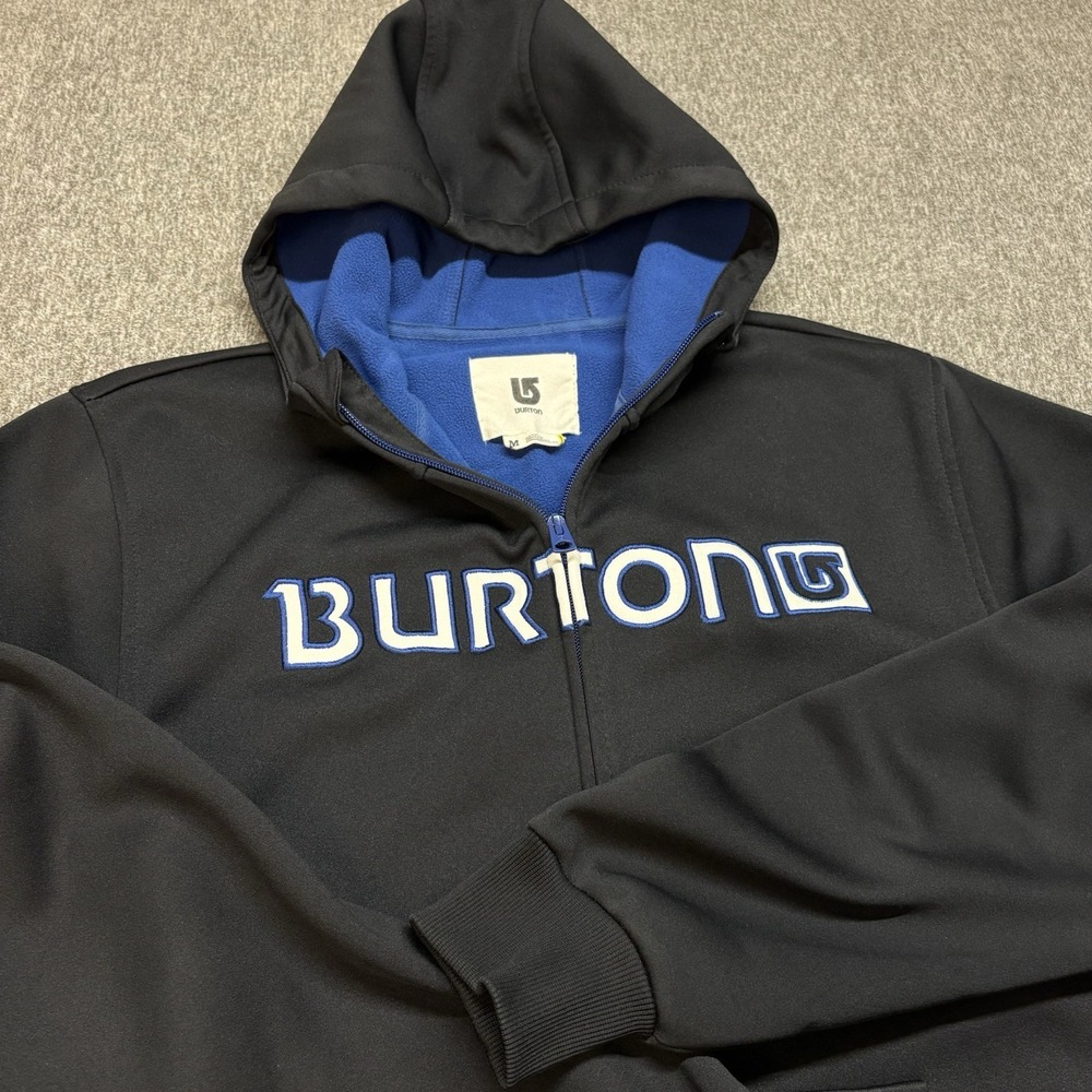 Mens M Burton Bonded DryRide Zip-Up‎ Colombo Hoodie Sweatshirt Jacket Winter